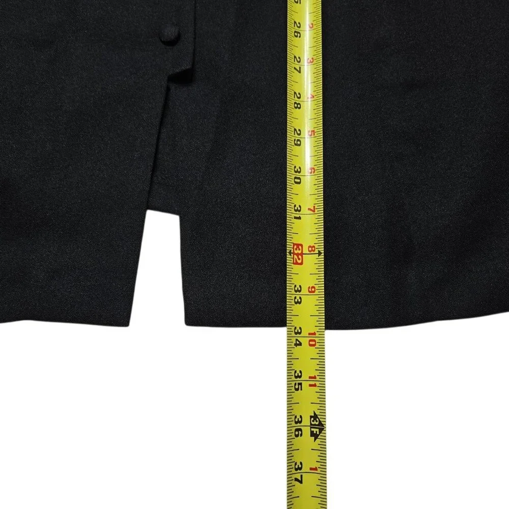 Vintage Intriguing Threads Blazer Womens Plus 3X Black‎ White Jacket Old Money